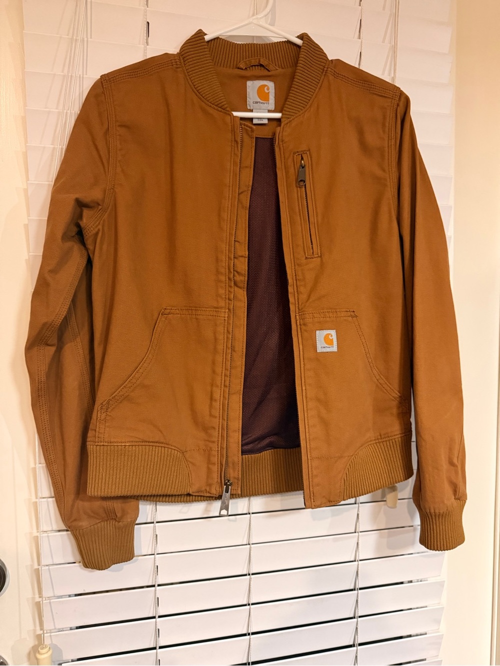 NWOT - Women’s Crawford Bomber Jacket - Size X-Small - Carhartt Brown